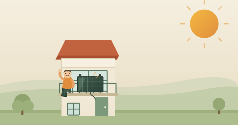 Sunshine for everyone with balcony solar